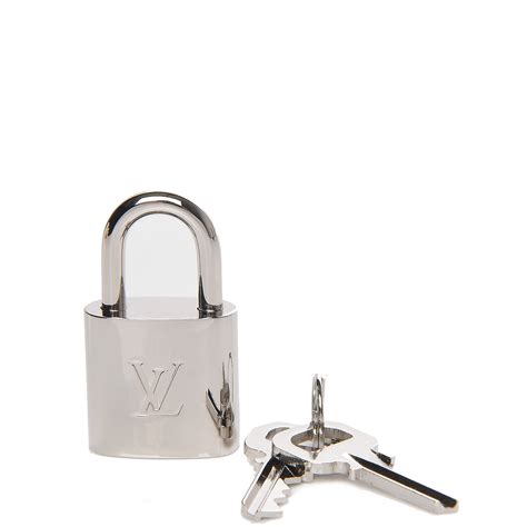 louis vuitton silver padlock